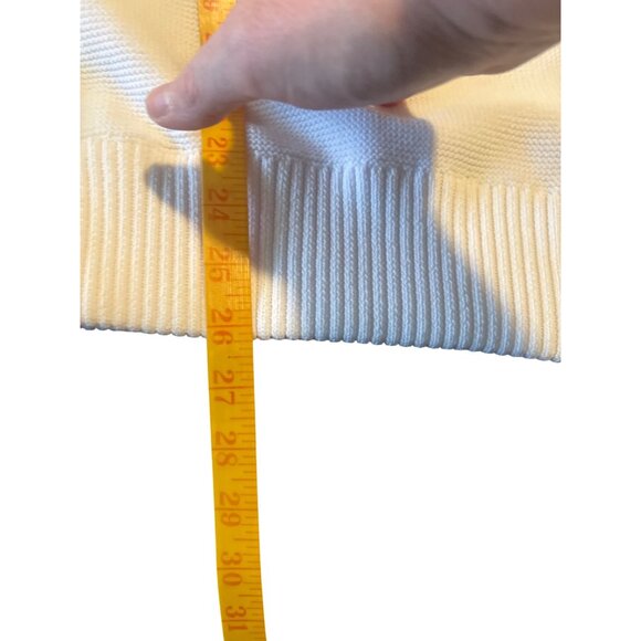 Aerie Offline Home Stretch Quarter Zip Ribbed Long Length Ribbed Knit Sweater - Picture 4 of 6